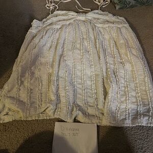 SHEIN Cream Textured Dress